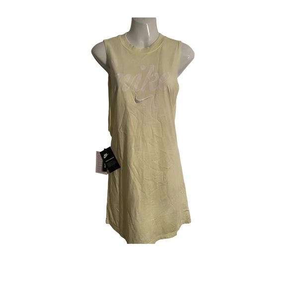 Nike Womens Sleeveless Athletic Dress in Yellow - Picture 2 of 9